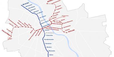 Metro ramani Warsaw